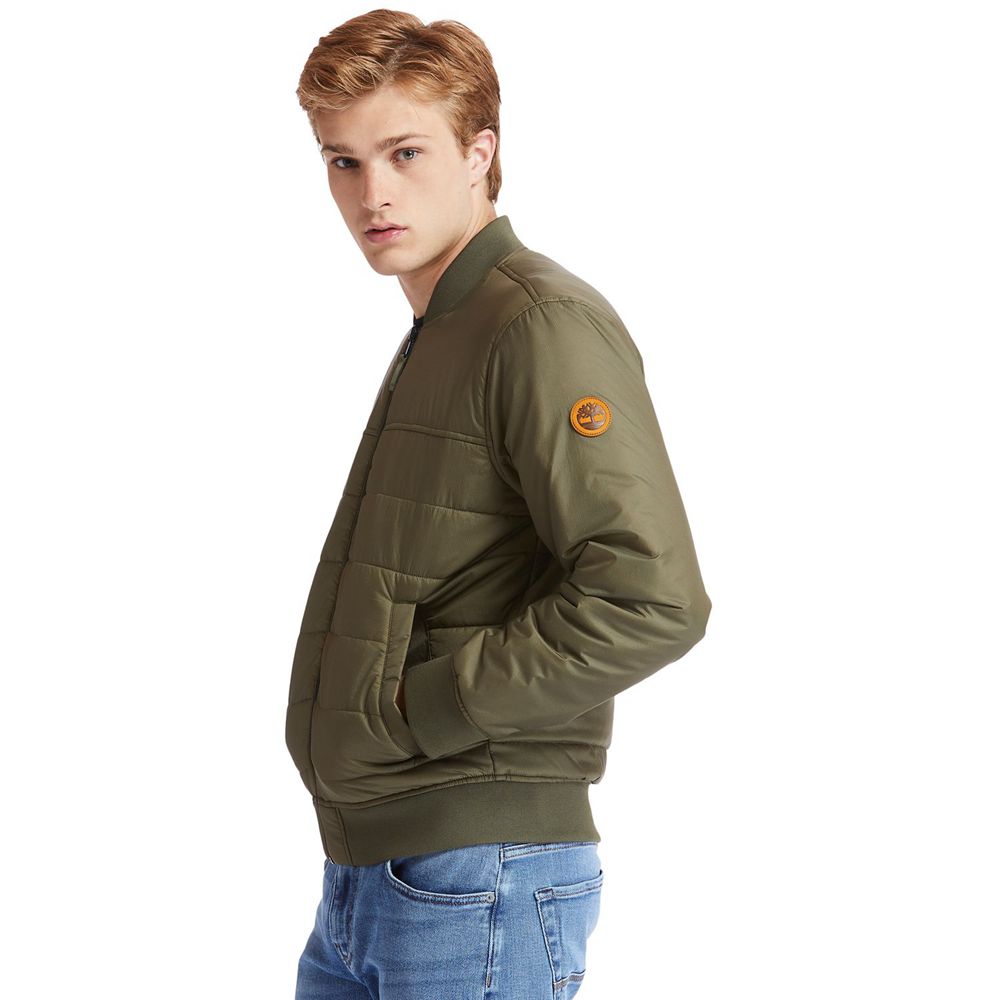 Chaquetas Timberland Hombre Foss Mountain Reversible Lightweight Verde Oliva - Chile COH-243579